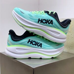 HOKA Women's Running Shoes - Aqua and Black